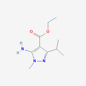 Ethyl 5-amino-3-isopropyl-1-methyl-1H-pyrazole-4-carboxylate