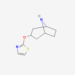 2-((8-Azabicyclo[3.2.1]octan-3-yl)oxy)thiazole