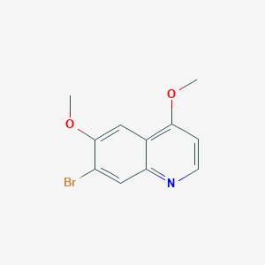 molecular formula C11H10BrNO2 B13335740 7-Bromo-4,6-dimethoxyquinoline 