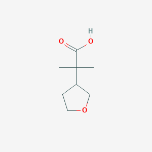 2-Methyl-2-(tetrahydrofuran-3-yl)propanoic acid