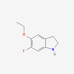 5-ethoxy-6-fluoro-2,3-dihydro-1H-indole