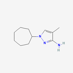 1-cycloheptyl-4-methyl-1H-pyrazol-3-amine