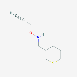 O-(Prop-2-yn-1-yl)-N-((tetrahydro-2H-thiopyran-3-yl)methyl)hydroxylamine