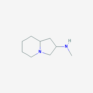 N-Methyl-octahydroindolizin-2-amine