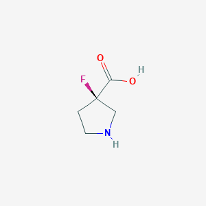 (R)-3-Fluoropyrrolidine-3-carboxylic acid