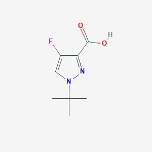 1-(tert-Butyl)-4-fluoro-1H-pyrazole-3-carboxylic acid