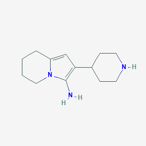 2-(Piperidin-4-yl)-5,6,7,8-tetrahydroindolizin-3-amine