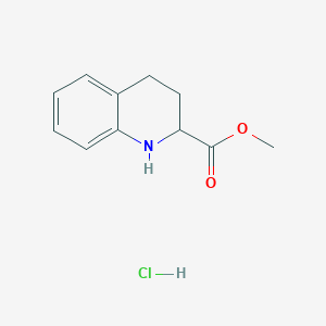 molecular formula C11H14ClNO2 B1333601 Methyl 1,2,3,4-tetrahydroquinoline-2-carboxylate Hydrochloride CAS No. 78348-26-2