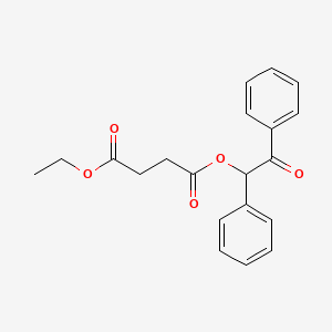 molecular formula C20H20O5 B1333602 1-乙基 4-(2-氧代-1,2-二苯乙基) 丁二酸酯 CAS No. 499785-49-8
