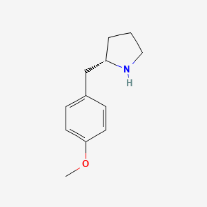 (2S)-2-[(4-methoxyphenyl)methyl]pyrrolidine