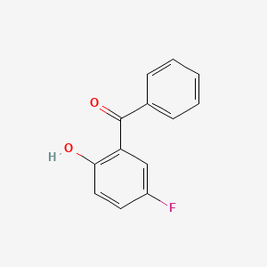 molecular formula C13H9FO2 B1333609 2-苯甲酰-4-氟苯酚 CAS No. 362-47-0