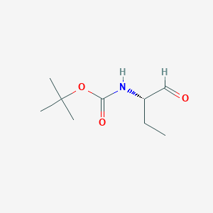 molecular formula C9H17NO3 B133361 （S）-叔丁基1-氧代丁-2-基氨基甲酸酯 CAS No. 153371-25-6