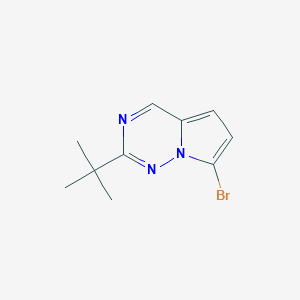 7-Bromo-2-(tert-butyl)pyrrolo[2,1-f][1,2,4]triazine