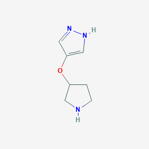 4-(Pyrrolidin-3-yloxy)-1H-pyrazole