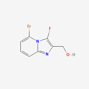 (5-Bromo-3-fluoroimidazo[1,2-a]pyridin-2-yl)methanol