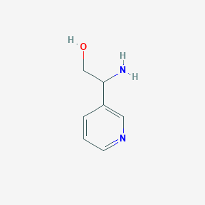 molecular formula C7H10N2O B1333618 1-(3-Pyridinyl)-2-hydroxyethylamine CAS No. 372144-01-9