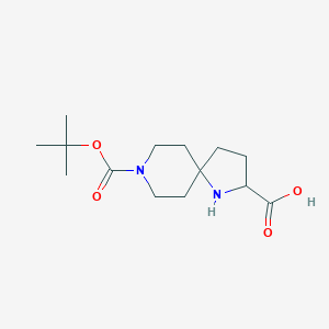 8-(tert-Butoxycarbonyl)-1,8-diazaspiro[4.5]decane-2-carboxylic acid