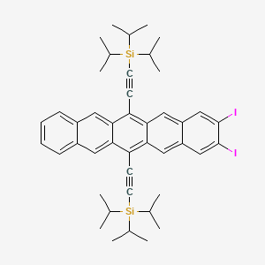 ((2,3-Diiodopentacene-6,13-diyl)bis(ethyne-2,1-diyl))bis(triisopropylsilane)