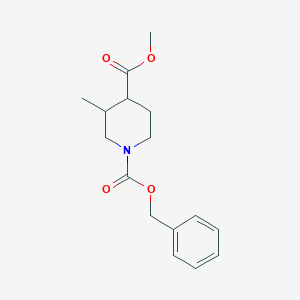 1-Benzyl 4-methyl 3-methylpiperidine-1,4-dicarboxylate