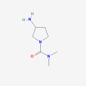 3-amino-N,N-dimethylpyrrolidine-1-carboxamide