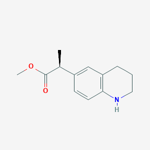 Methyl (S)-2-(1,2,3,4-tetrahydroquinolin-6-yl)propanoate