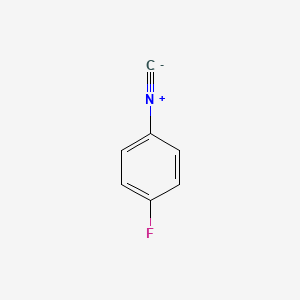 molecular formula C7H4FN B1333629 1-氟-4-异氰基苯 CAS No. 24075-34-1