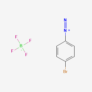 molecular formula C6H4BBrF4N2 B1333630 4-溴苯重氮四氟硼酸盐 CAS No. 673-40-5