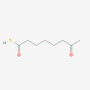 molecular formula C8H14O2S B13336305 7-Oxooctanethioic O-acid 