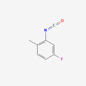 molecular formula C8H6FNO B1333631 5-氟-2-甲基苯异氰酸酯 CAS No. 67191-93-9