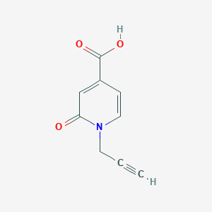 2-Oxo-1-(prop-2-yn-1-yl)-1,2-dihydropyridine-4-carboxylic acid