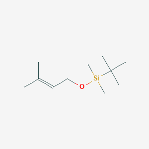 molecular formula C11H24OSi B13336348 Tert-butyldimethyl((3-methylbut-2-en-1-yl)oxy)silane 