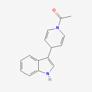 molecular formula C15H14N2O B1333636 1-[4-(1H-吲哚-3-基)吡啶-1(4H)-基]乙酮 CAS No. 34981-12-9
