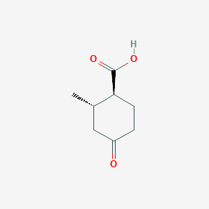 (1S,2S)-2-methyl-4-oxocyclohexane-1-carboxylic acid