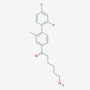 1-(2',4'-Difluoro-2-methyl-[1,1'-biphenyl]-4-yl)-6-hydroxyhexan-1-one