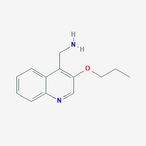 (3-Propoxyquinolin-4-yl)methanamine