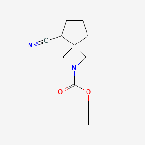 tert-Butyl 5-cyano-2-azaspiro[3.4]octane-2-carboxylate