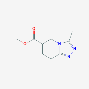 Methyl 3-methyl-5,6,7,8-tetrahydro-[1,2,4]triazolo[4,3-a]pyridine-6-carboxylate