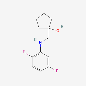 1-(((2,5-Difluorophenyl)amino)methyl)cyclopentan-1-ol