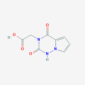 2-(2,4-Dioxo-1,2-dihydropyrrolo[2,1-f][1,2,4]triazin-3(4H)-yl)acetic acid