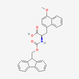 (R)-2-((((9H-Fluoren-9-yl)methoxy)carbonyl)amino)-3-(4-methoxynaphthalen-1-yl)propanoic acid