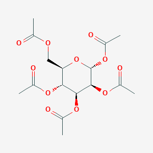 molecular formula C16H22O11 B133365 alpha-d-Mannose pentaacetate CAS No. 4163-65-9
