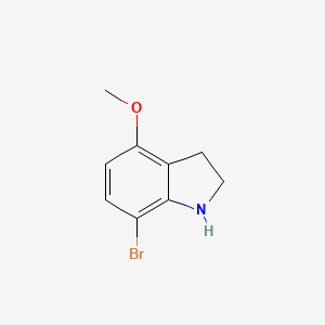 7-bromo-4-methoxy-2,3-dihydro-1H-indole