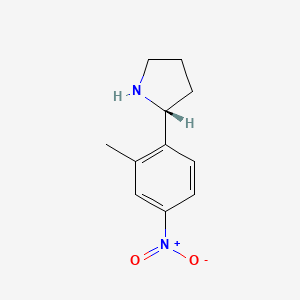 (R)-2-(2-Methyl-4-nitrophenyl)pyrrolidine