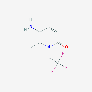 5-Amino-6-methyl-1-(2,2,2-trifluoroethyl)-1,2-dihydropyridin-2-one