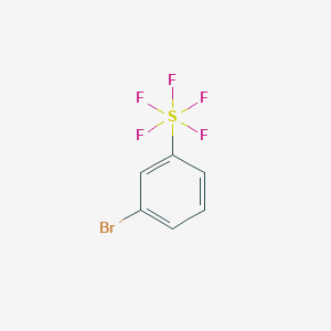 molecular formula C6H4BrF5S B1333655 3-溴苯硫五氟化物 CAS No. 672-30-0