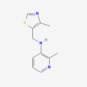 2-Methyl-N-[(4-methyl-1,3-thiazol-5-yl)methyl]pyridin-3-amine