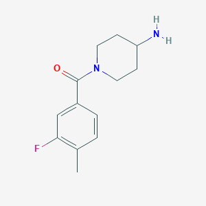 (4-Aminopiperidin-1-yl)(3-fluoro-4-methylphenyl)methanone