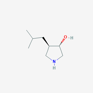 (3S,4R)-4-Isobutylpyrrolidin-3-ol