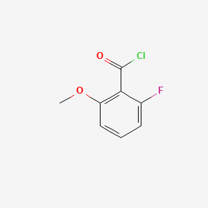 molecular formula C8H6ClFO2 B1333658 2-Fluoro-6-methoxybenzoyl chloride CAS No. 500912-12-9
