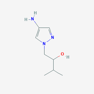 1-(4-Amino-1H-pyrazol-1-YL)-3-methylbutan-2-OL